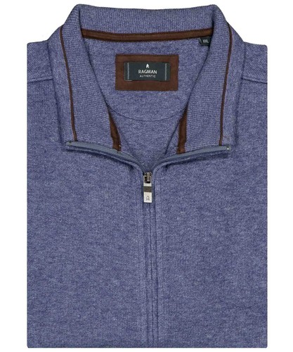 Ragman men zip sweat - zip, up