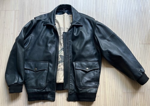 Lufthansa leather jacket - lufthansa,