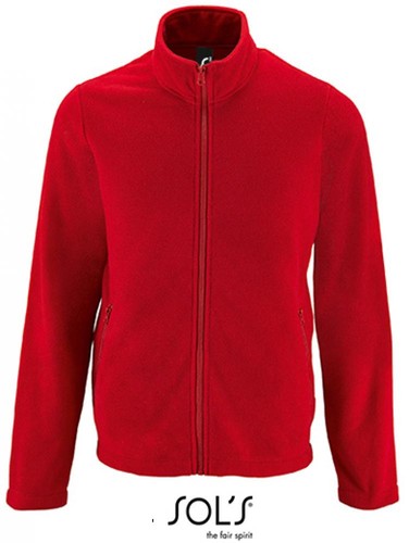 Herren plain fleece jacket - plain,