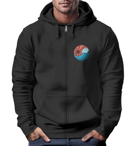 Men sweat jacket printed - sweat,