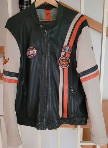 Lederjacke vintage stil xxl - lederjacke,