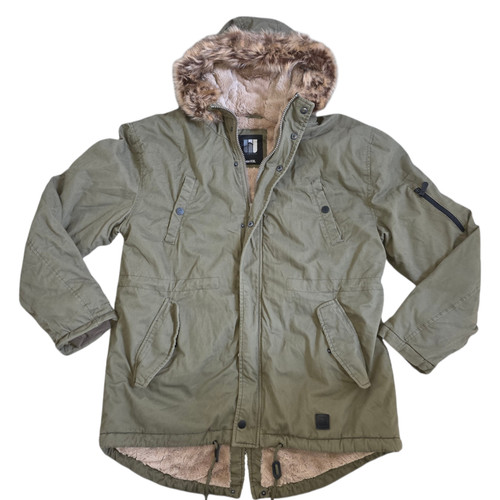 Cotton parka hooded - , jacket