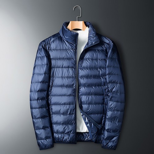Men puffer jacket bomber - jacket,