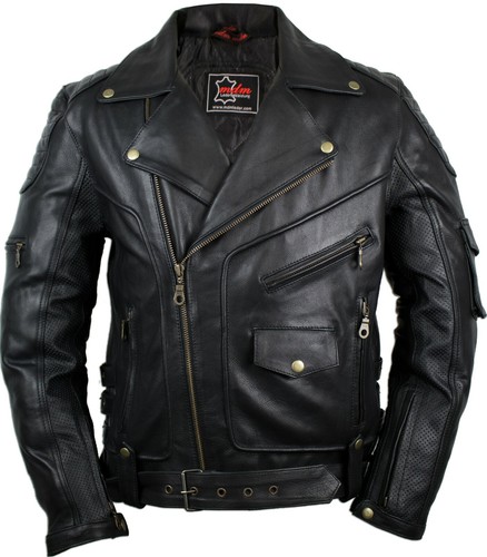 Mens rocker leather - mens, jacket