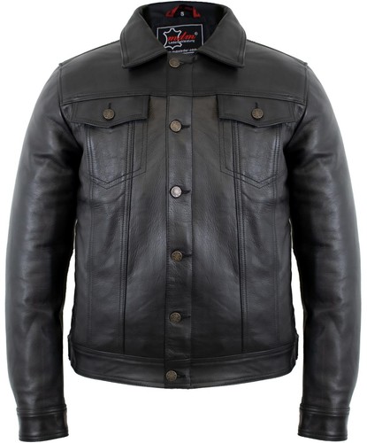 Mens leather jacket denim - mens,
